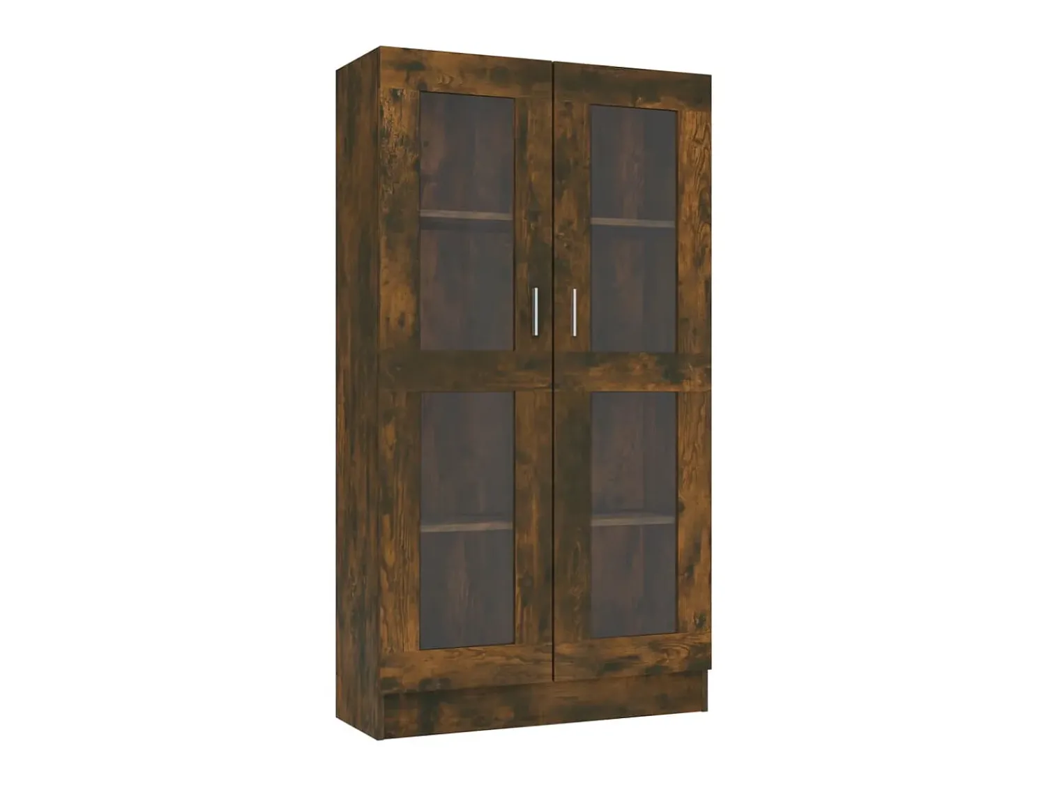 Vitrina* Vitrine 82,5x30,5x150 cm derivados de madeira carvalho fumado PT346945 Castanho