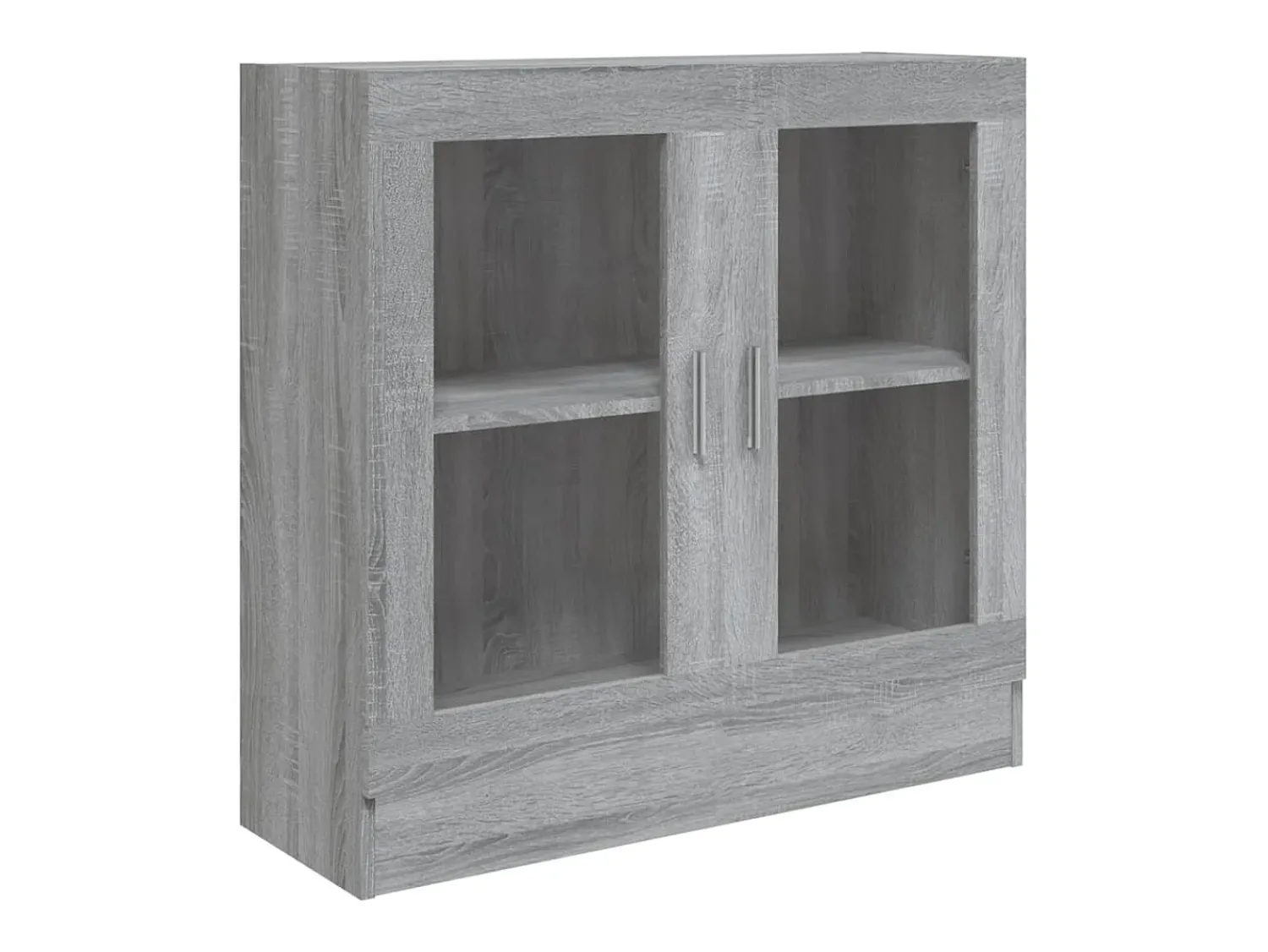 vidaxl Vitrine 82,5x30,5x80 cm derivados madeira sonoma^ Vitrina