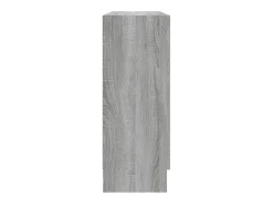 Hot Vitrine 82,5x30,5x80 cm derivados madeira sonoma PT458055 Cinzento