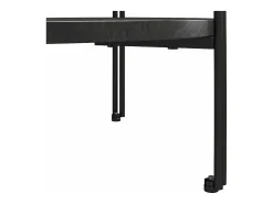 Hot Dorel Home Wainwright | Mesa de apoio redonda em Carvalho Preto