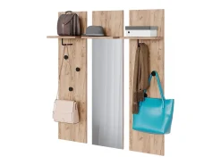 Móvel De Entrada*Vicco Wandgarderobe carvalho goldkraft 36x21.6x135 siri Natural escuro