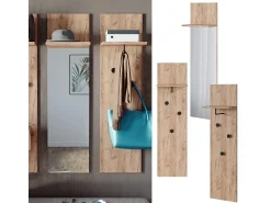 Móvel De Entrada*Vicco Wandgarderobe carvalho goldkraft 36x21.6x135 siri Natural escuro