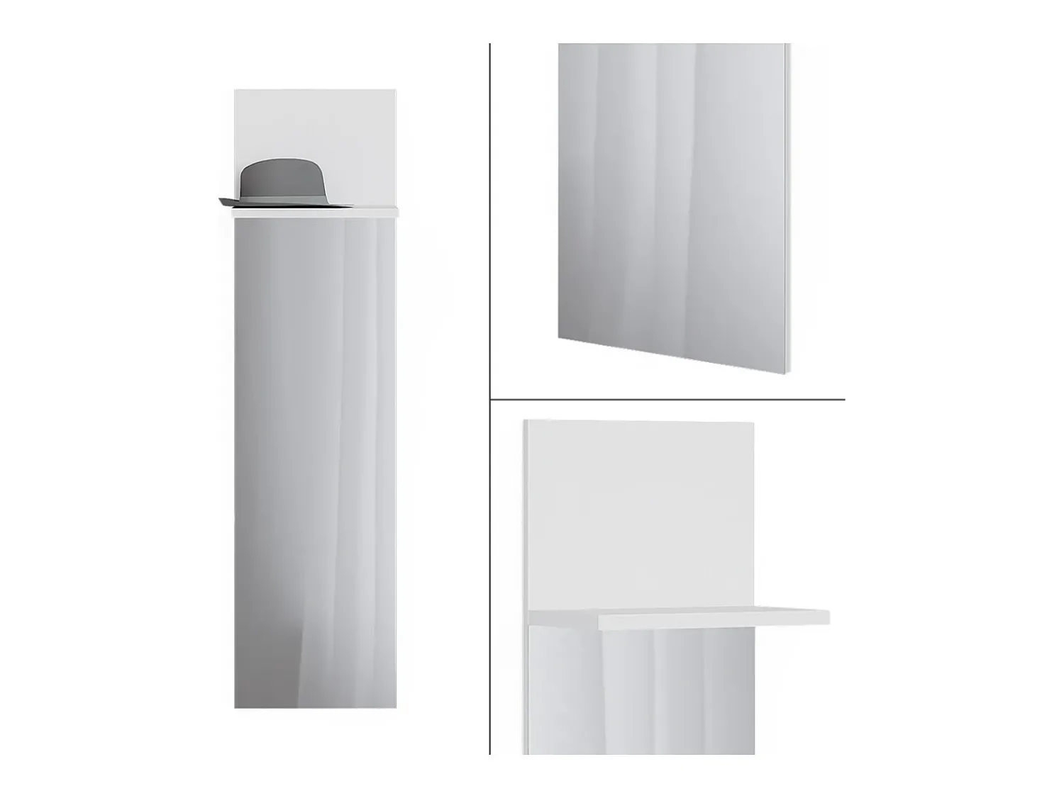 Cabide De Pé|Vicco Wandgarderobe 36x21.6x135 siri Branco