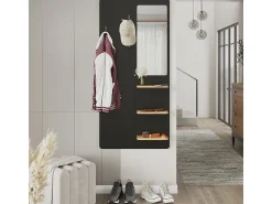 Cabide De Pé|Vicco Wandgarderobe /carvalho 70x15x150 jochen Preto