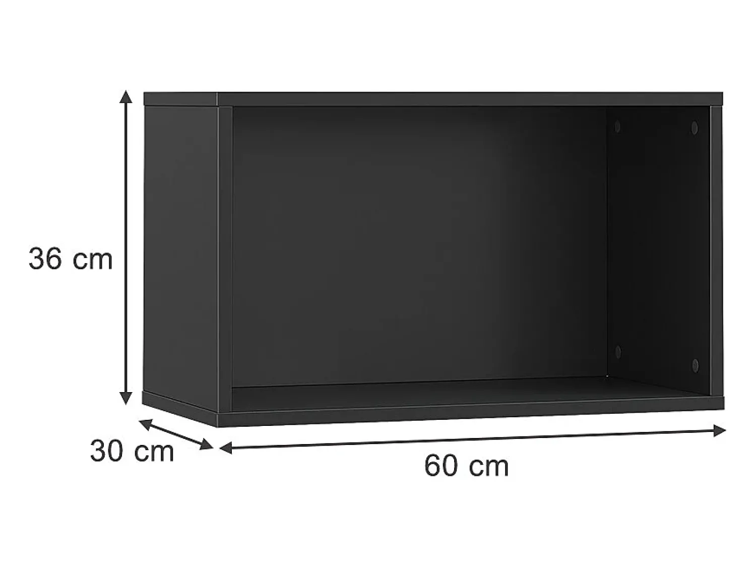 Online Vicco Wandregal antracite 60x30x36 tomy Cinza antracite