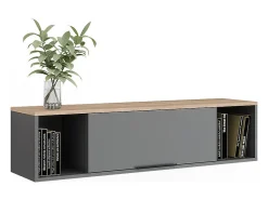 Vicco Wandregal antracite/sonoma 120x30x30 betti Cinza antracite