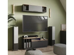 Vicco Wandregal antracite/sonoma 120x30x30 betti Cinza antracite