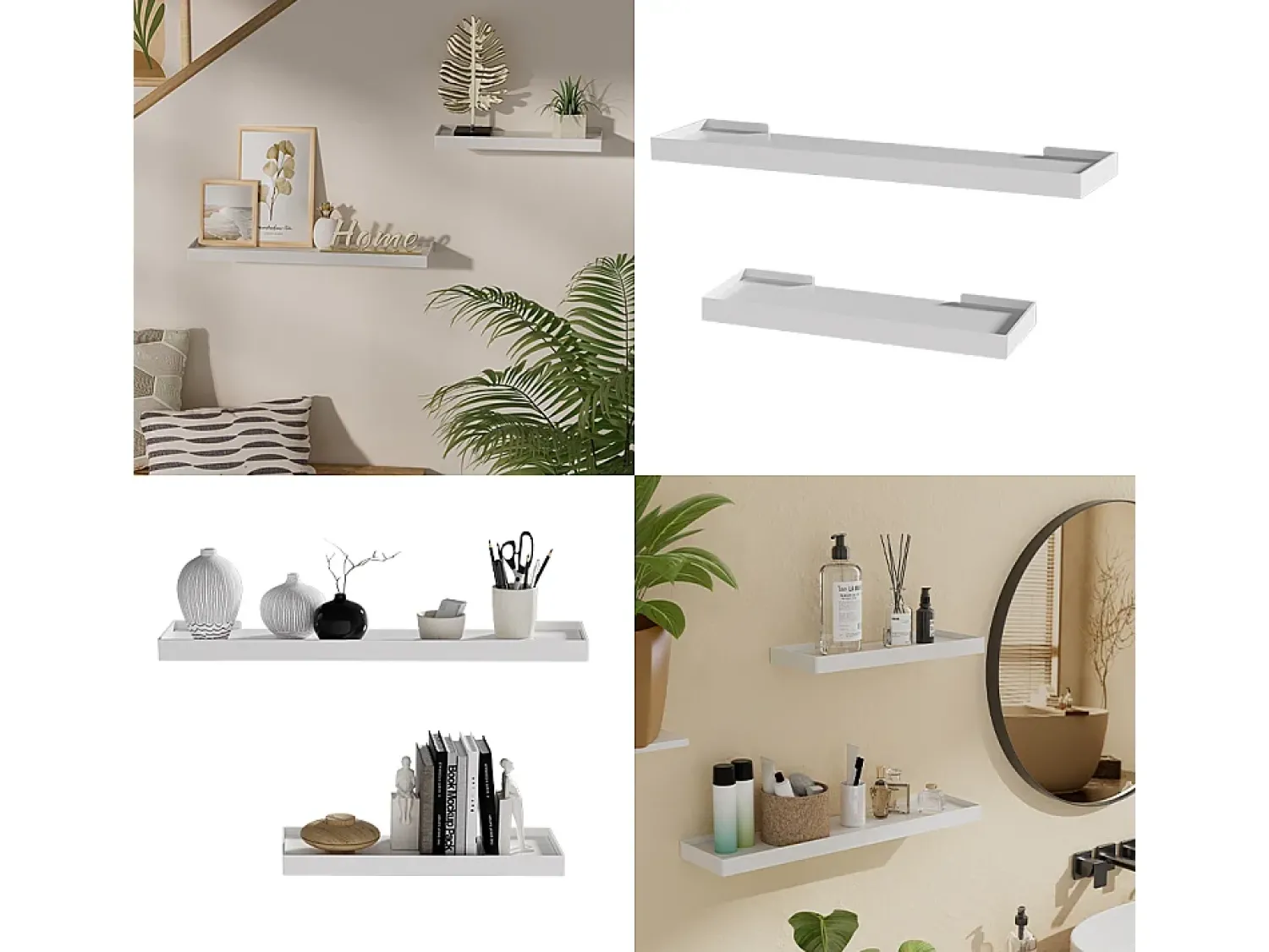 Prateleira*Vicco Wandregal 60x15x3 erni Branco