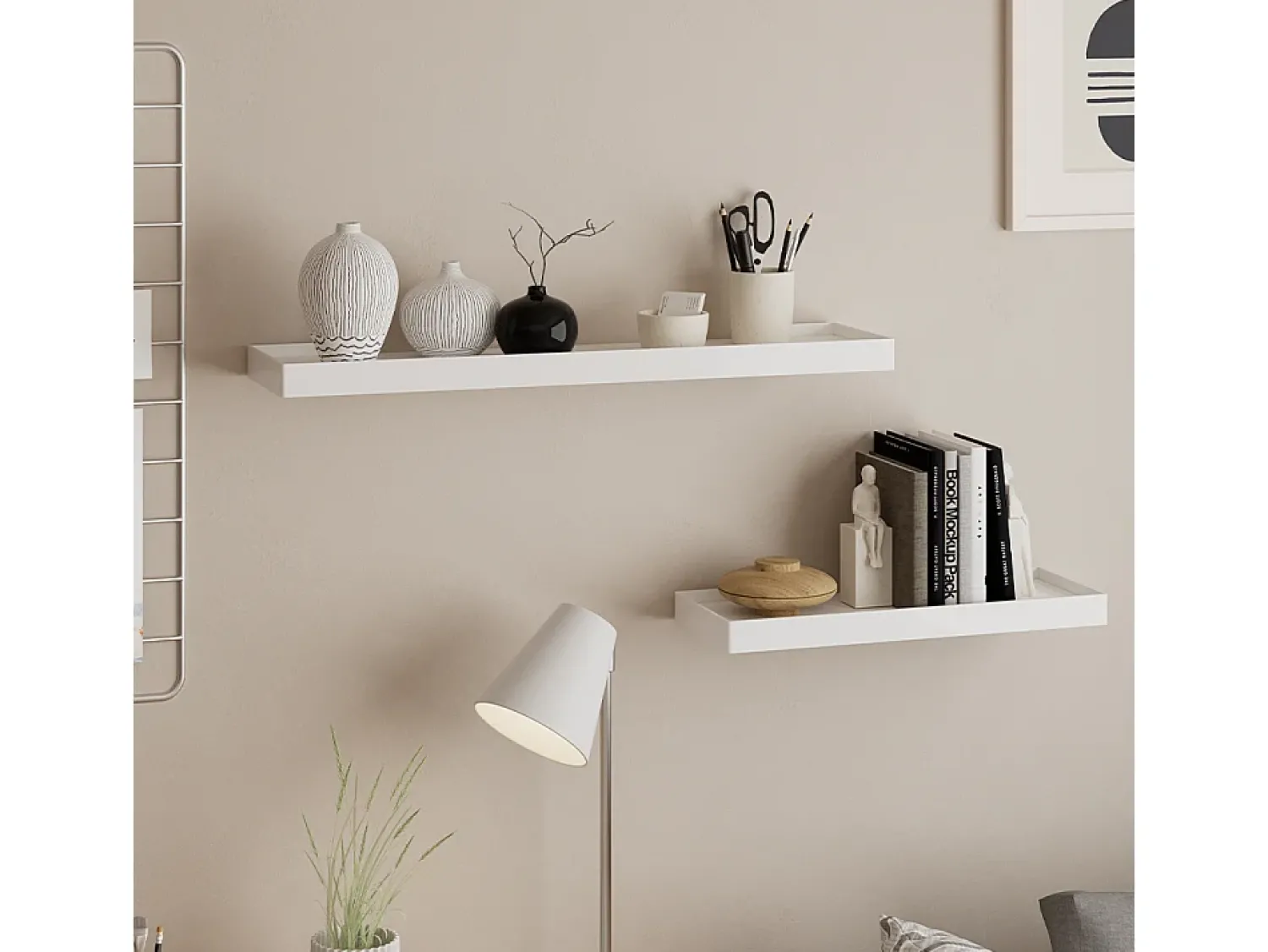 Prateleira*Vicco Wandregal 60x15x3 erni Branco