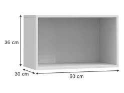 Prateleira|Vicco Wandregal 60x30x36 tomy Branco