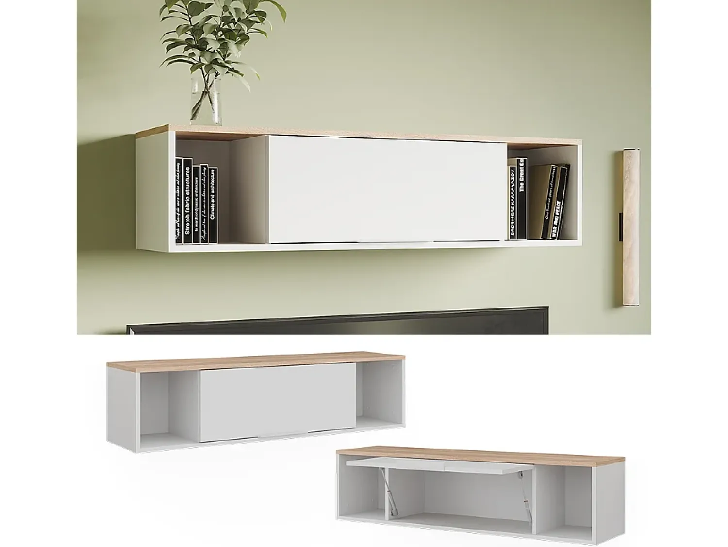 Vicco Wandregal /sonoma 120x30x30 betti^ Prateleira