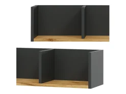 Prateleira|Vicco Wandregal carvalho antracite/goldkraft 90x24x20 tomy Cinza antracite