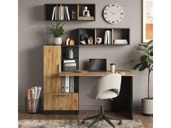 Prateleira|Vicco Wandregal carvalho antracite/goldkraft 90x22x30 tomy Cinza antracite