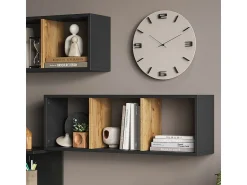 Prateleira|Vicco Wandregal carvalho antracite/goldkraft 90x22x30 tomy Cinza antracite