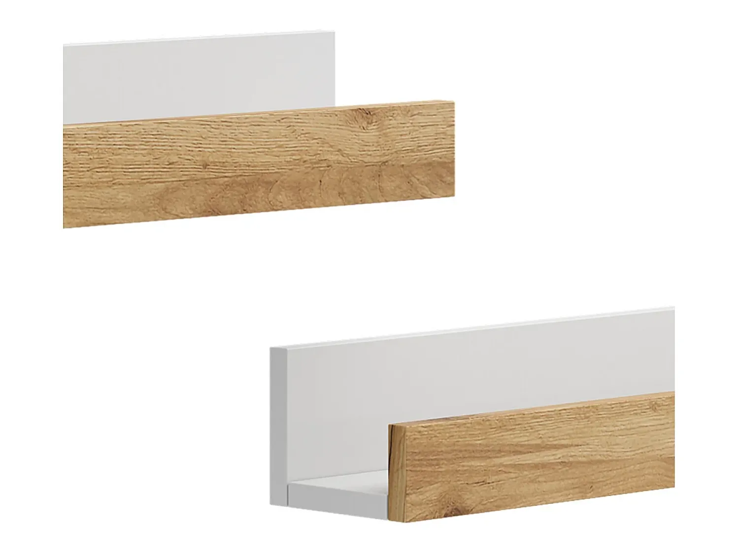 Prateleira*Vicco Wandregal carvalho branco/dourado 60x12x10 tomy Natural escuro