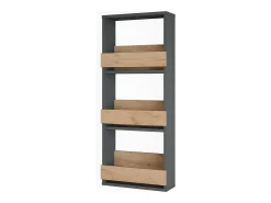Vicco Wandregal carvalho goldkraft/antracite 40x15.1x98 repose^ Acessórios De Arrumação|Acessório Vinho E Bar