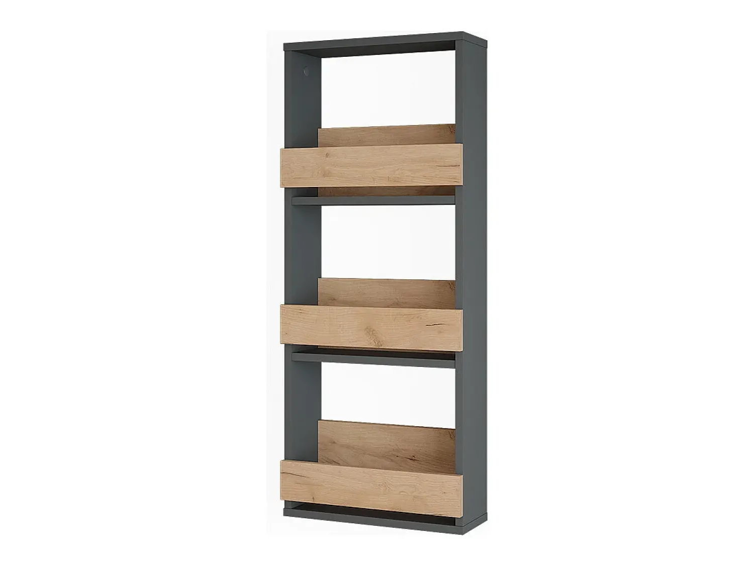 Vicco Wandregal carvalho goldkraft/antracite 40x15.1x98 repose^ Acessórios De Arrumação|Acessório Vinho E Bar