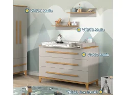Vicco Wandregal caxemira/artesanal 70x18.4x20 malia Bege