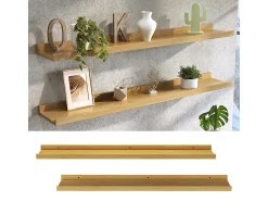 Prateleira|Vicco Wandregal madeira natural 90x15x4 linus Natural claro
