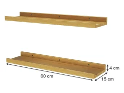 Prateleira*Vicco Wandregal madeira natural 60x15x4 linus Natural claro