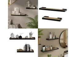 Online Vicco Wandregal /carvalho 60x15x3 erni Preto