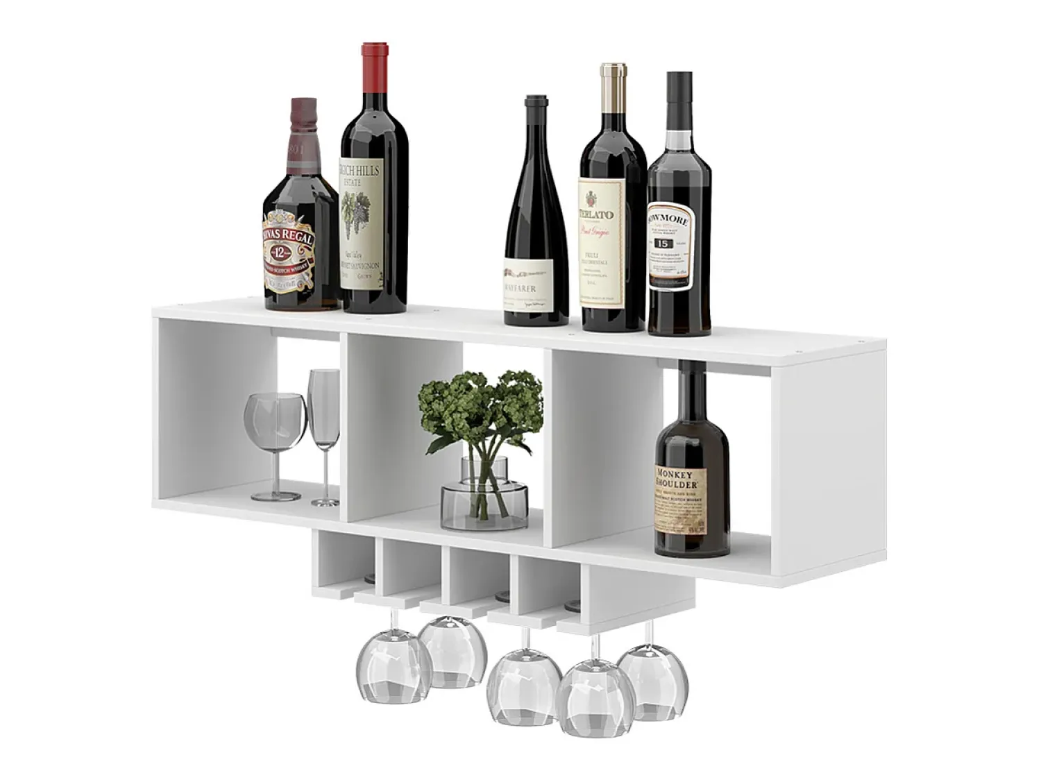Vicco Weinglasregal 90x32.5x22 vin^ Acessórios De Arrumação|Acessório Vinho E Bar