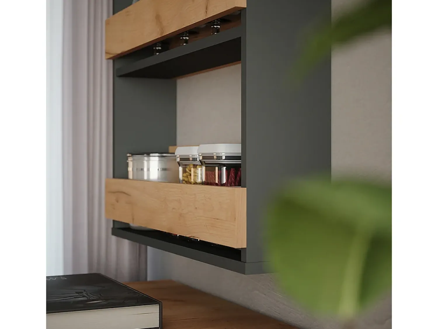 Vicco Weinglasregal carvalho goldkraft/antracite 60x15.1x98 repose^ Acessórios De Arrumação|Acessório Vinho E Bar