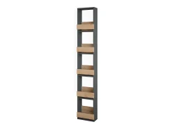Acessórios De Arrumação|Acessório Vinho E Bar*Vicco Weinglasregal carvalho goldkraft/antracite 30x15.1x180 repose Natural escuro