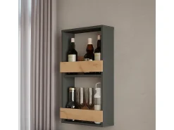 Vicco Weinglasregal carvalho goldkraft/antracite 40x15.1x72 repose^ Acessórios De Arrumação|Acessório Vinho E Bar