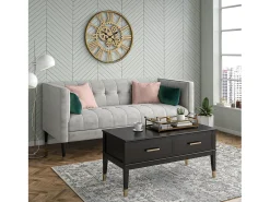 Mesa De Centro*CosmoLiving by Cosmopolitan Westerleigh | Mesa de centro com tampo elevatório em MDF Preto
