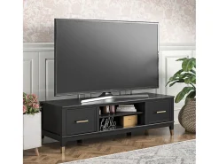 CosmoLiving by Cosmopolitan Westerleigh | Móvel para TV com 2 portas em MDF^ Móvel De Tv