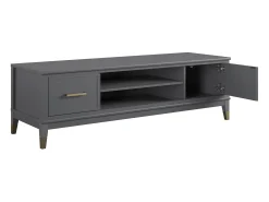 Sale CosmoLiving by Cosmopolitan Westerleigh | Móvel para TV com 2 portas em MDF Cinza Cinzento