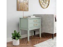 Dorel Home Westerleigh |Mesa de centro com 1 gaveta em MDF branco^ Mesa De Apoio