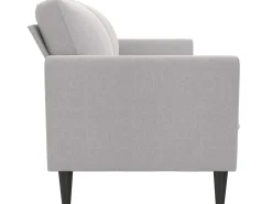 Sale Dorel Home Winston | Sofá 3 Lugares em Linho Cinza Claro Cinzento