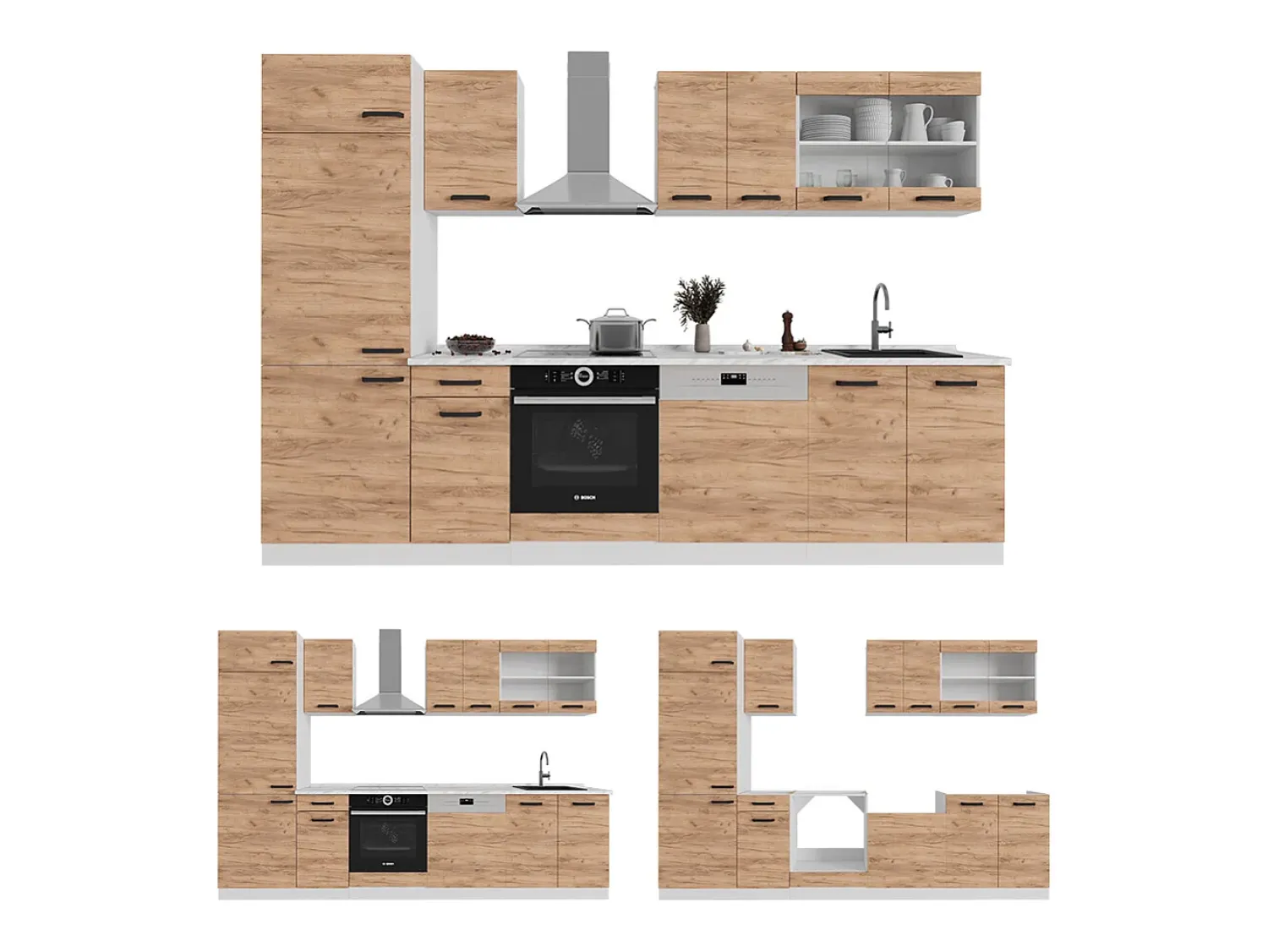 Prateleira*Vicco Wohnzimmerschrank carvalho /areia 70.8x35.3x38.9 berno Preto