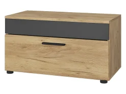 Prateleira*Vicco Wohnzimmerschrank carvalho goldkraft/antracite 70.8x35.3x38.9 berno Natural escuro