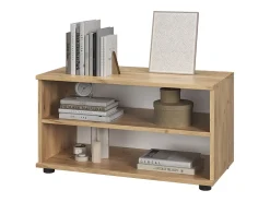 Prateleira*Vicco Wohnzimmerschrank carvalho goldkraft/branco 70.8x35.3x38.9 berno Natural escuro