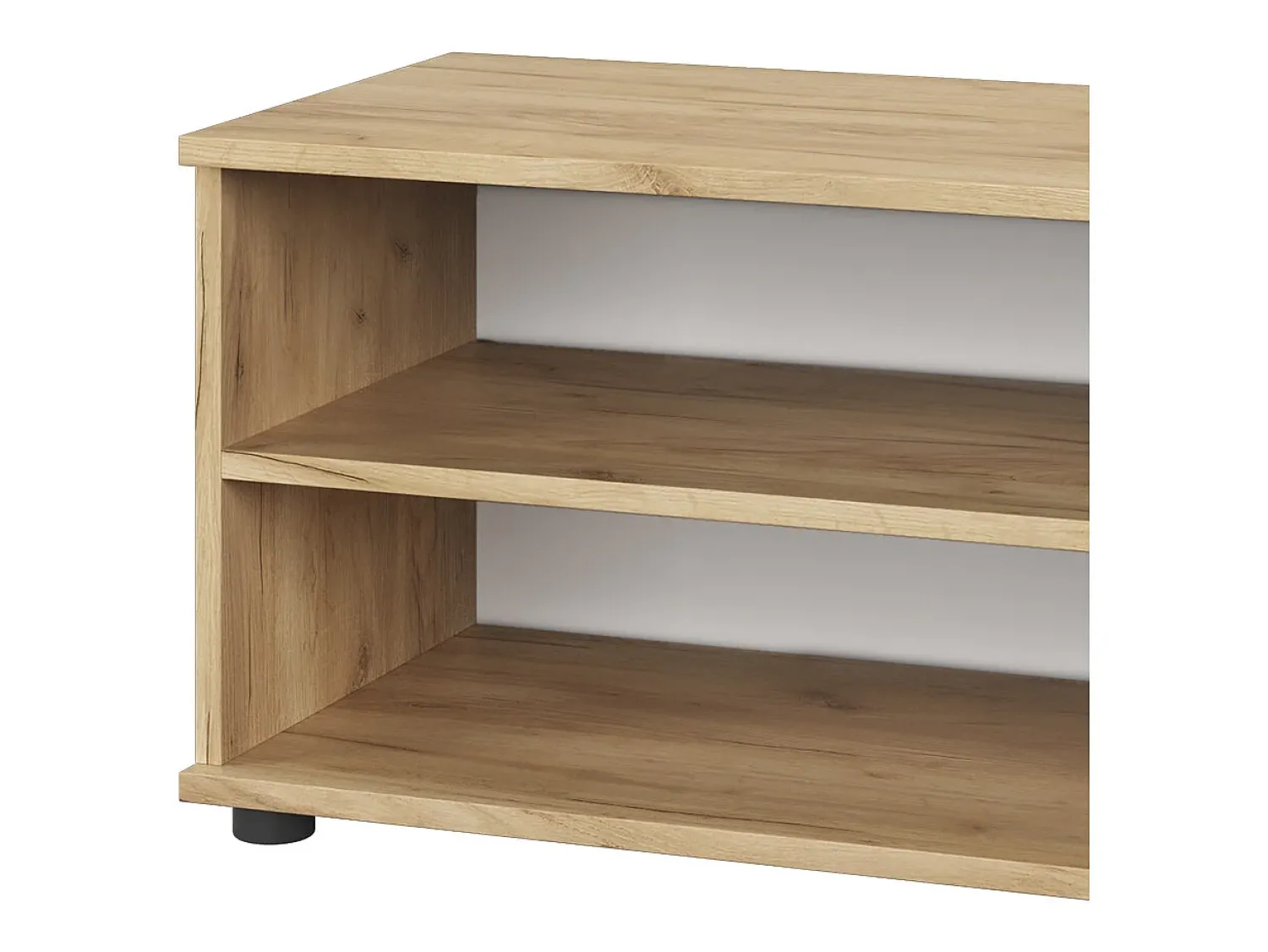 Prateleira*Vicco Wohnzimmerschrank carvalho goldkraft/branco 70.8x35.3x38.9 berno Natural escuro