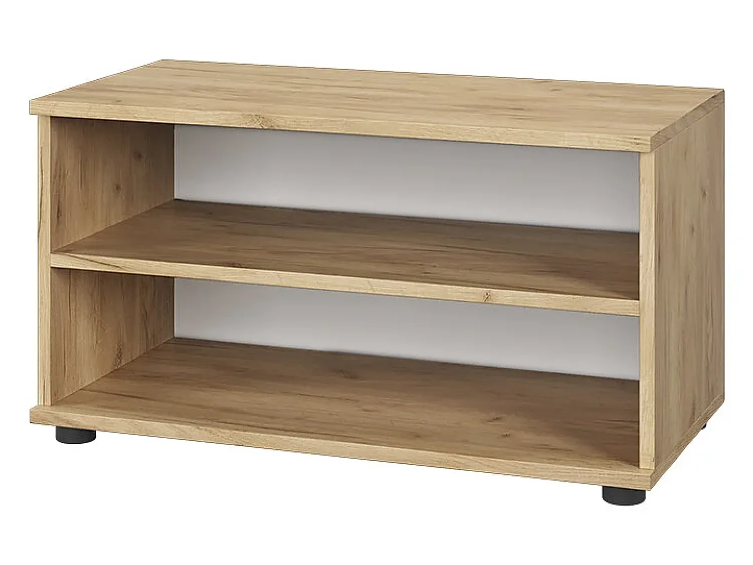 Prateleira*Vicco Wohnzimmerschrank carvalho goldkraft/branco 70.8x35.3x38.9 berno Natural escuro