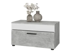 Vicco Wohnzimmerschrank concreto/branco 70.8x35.3x38.9 berno^ Prateleira