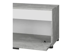 Vicco Wohnzimmerschrank concreto/branco 70.8x35.3x38.9 berno^ Prateleira
