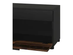 Clearance Vicco Wohnzimmerschrank /estilo antigo 70.8x35.3x38.9 berno Preto