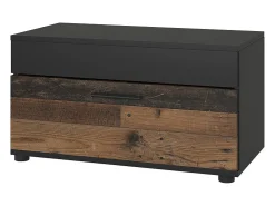Clearance Vicco Wohnzimmerschrank /estilo antigo 70.8x35.3x38.9 berno Preto