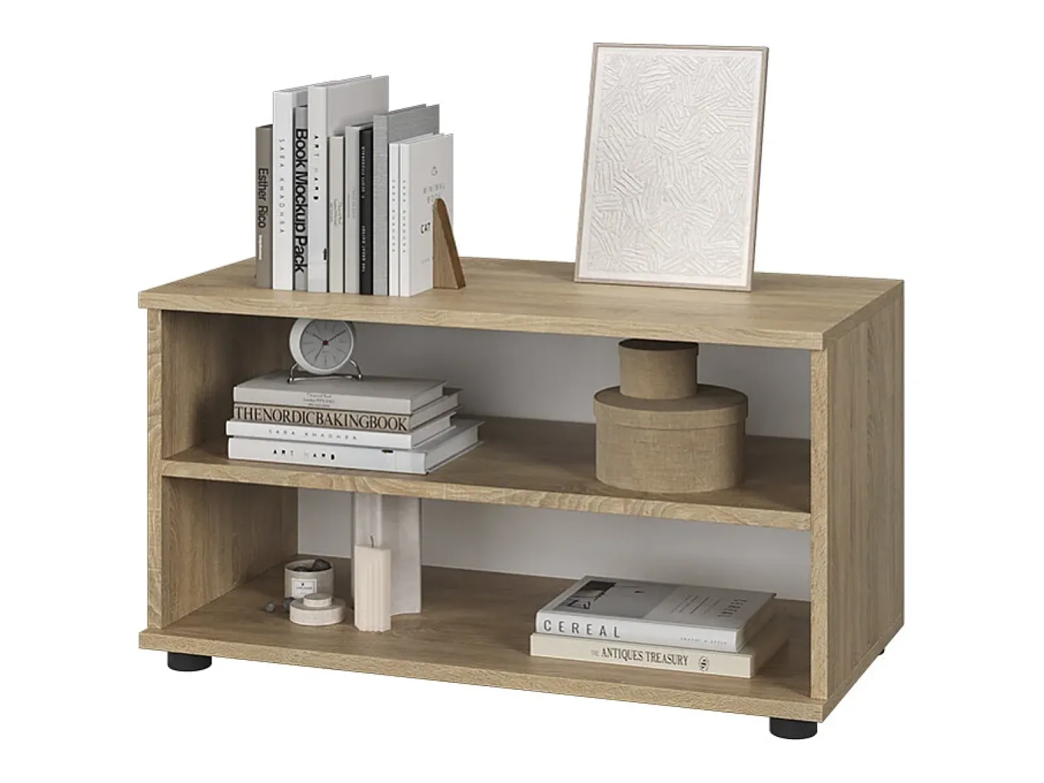 Prateleira*Vicco Wohnzimmerschrank sonoma 70.8x35.3x38.9 berno Natural claro