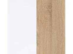 Móvel De Arrumação|Sapateira*duehome Zapatero Leia Blanco Artik (Blanco Mate) - Roble Nodi Cinzento