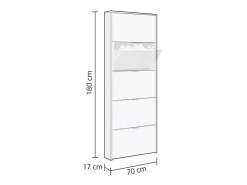 Online duehome Zapatero Nia 5 Puertas Cinzento