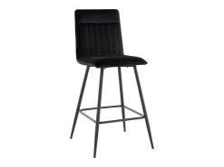 Loft24 Zeta | Conjunto de 2 banquetas de bar em veludo^ Banco